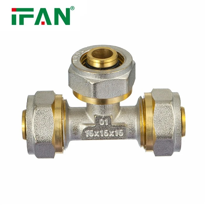 Brass Compression Fitting Equal Tee