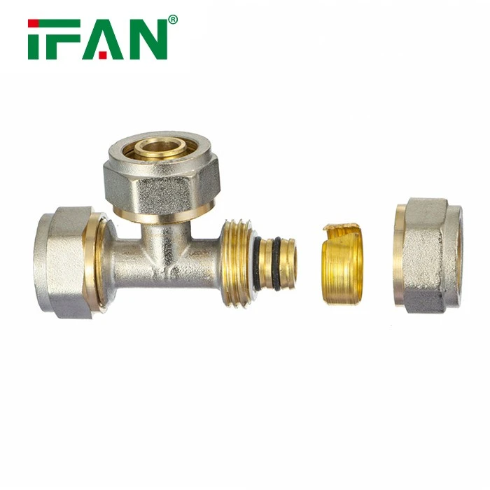 Brass Compression Fitting Equal Tee