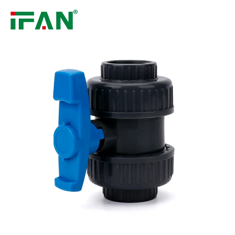 Ifan UPVC دریچه توپ رنگی سیاه